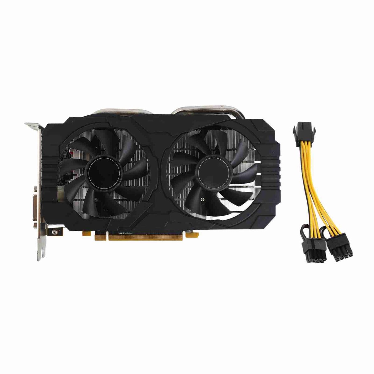 RX580 Graphics Card 8GB GDDR5 256bit Support 8K 2 Cooling Fans 16