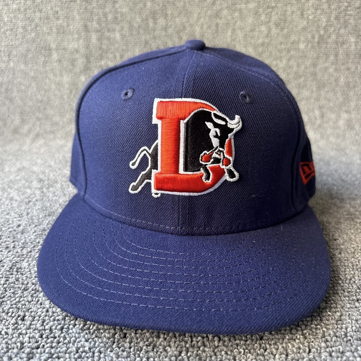 New Era Durham Bulls 59FIFTY Fitted Navy Size 7 MiLB Hat