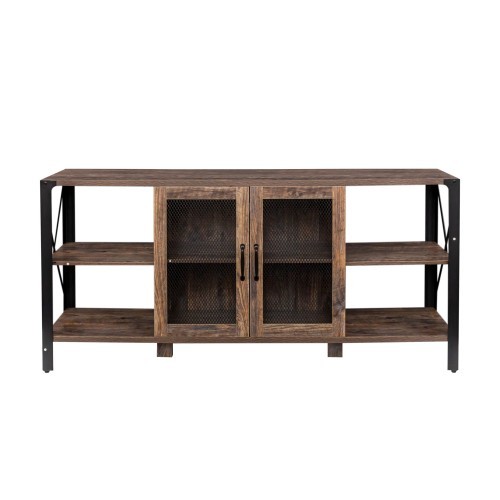 With Metal Open Bookshelf For Living Room Bedroom