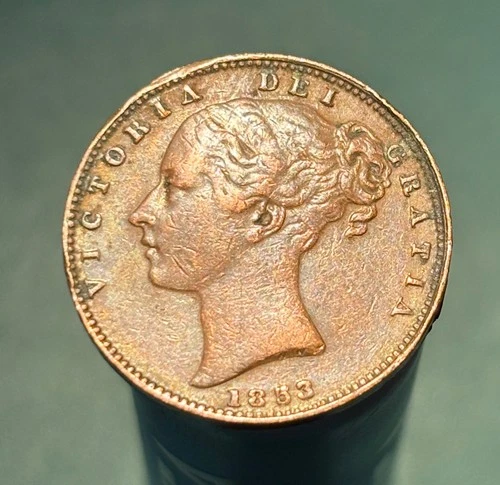 1853 Victoria Farthing — photo from another recent sale