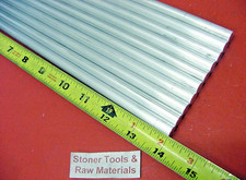 10 Pieces 1/2" ALUMINUM 6061 ROUND ROD 14" long Solid T6511 Extruded Bar Stock