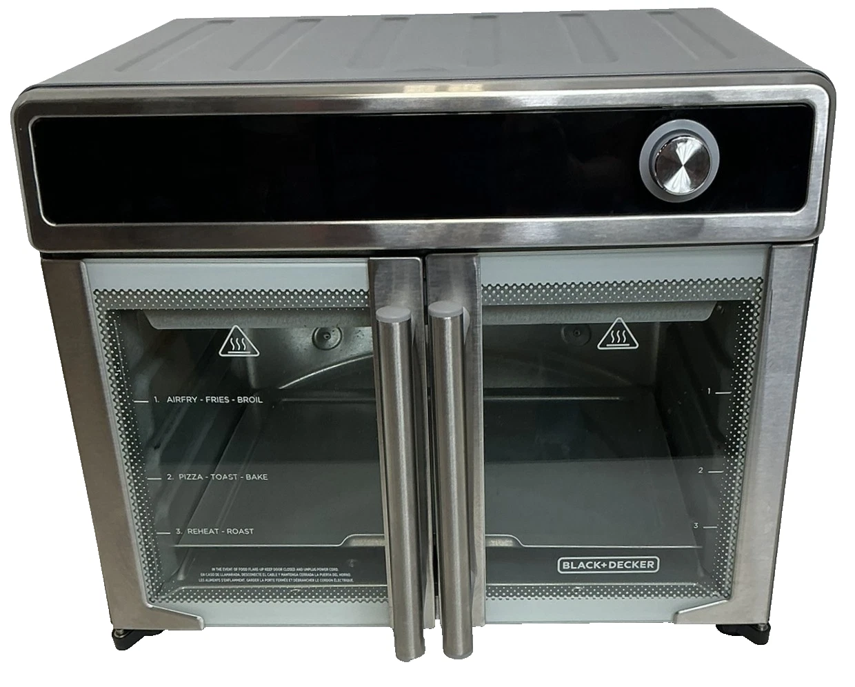 BLACK+DECKER Crisp 'N Bake Air Fryer Toaster Oven Combo MISSING RACKS
Opens in a new window or tab