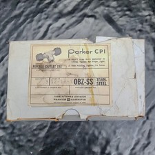 Box of 3 New Parker 12-12-12-OBZ-SS Fittings Stainless Steel 🔩✨