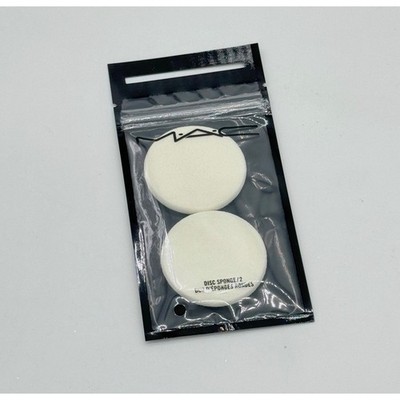 MAC Studio Tech Disc Sponge Package of 2 Makeup / Powder Applicator NEW
