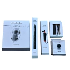 Insta360 X5 Invisible Dive Case Selfie Stick Floating Grip Lens Cap Wrist Wrap
