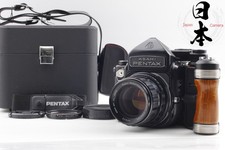   MINT w/Grip in Case  Pentax 6x7 67 Mirror Up TTL Camera T 105mm f2.4 Lens JAPAN