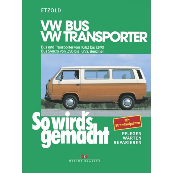 Vw Bus Caravelle T3 10.1982-12.1990 So Wird's Gemacht Reparaturanleitung Etzold-image