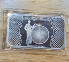 The High Wheeler Art Bar 1 Troy oz.999 Silver by Madison Mint-Vintage