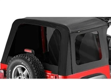 Bestop Sunrider Soft Top Three Rear Tinted Windows for 1997-2006 Jeep Wrangler