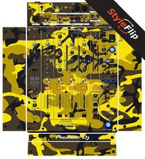 Pioneer DJM-750 MK2 Yellow Camo Protective Decal StyleFlip Skins
