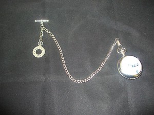 single albert pocket watch