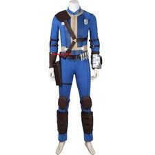 2024 Fallout Season1 Blue Cosplay Outfit Jumpsuit Uniform Costume Outsuit Unisex