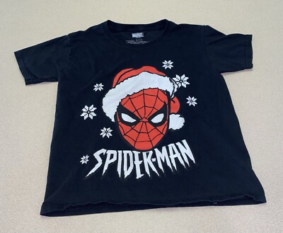 Marvel Spider-Man Christmas Small 15x20 Preowned Holiday Shirt - See Pics