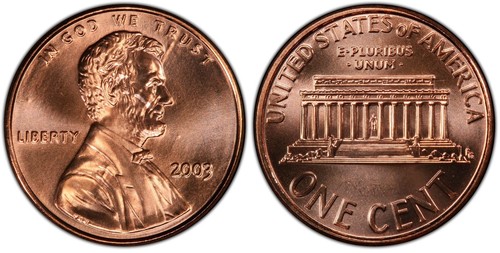 2003 P Lincoln Memorial Cent Uncirculated From obw Bu Never touched 43A - Picture 7 of 8