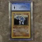 1999 Pokemon Machoke 034/102 Base Set Unlimited Non-Holo WOTC CGC 9 Mint