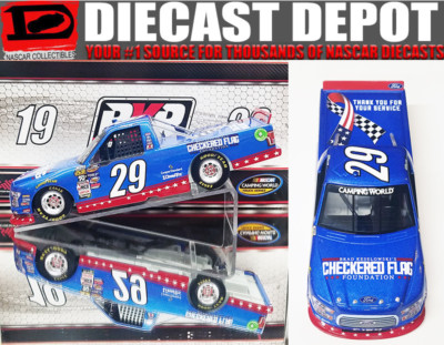 CHASE BRISCOE 2017 BRAD KESELOWSKI CHECKERED FLAG FOUNDATION TRUCK 1/24 ACTION 