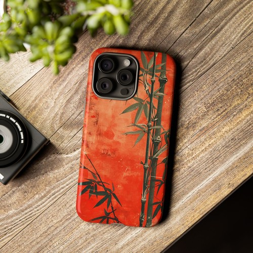 Bamboo Shoots Red - Phone Ink Case for iPhone, Galaxy, Pixel - Picture 54 of 281