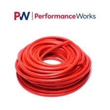 HPS 1/8" ID Red High Temp Reinforced Silicone Heater Hose Tubing 3mm ID 10 Feet