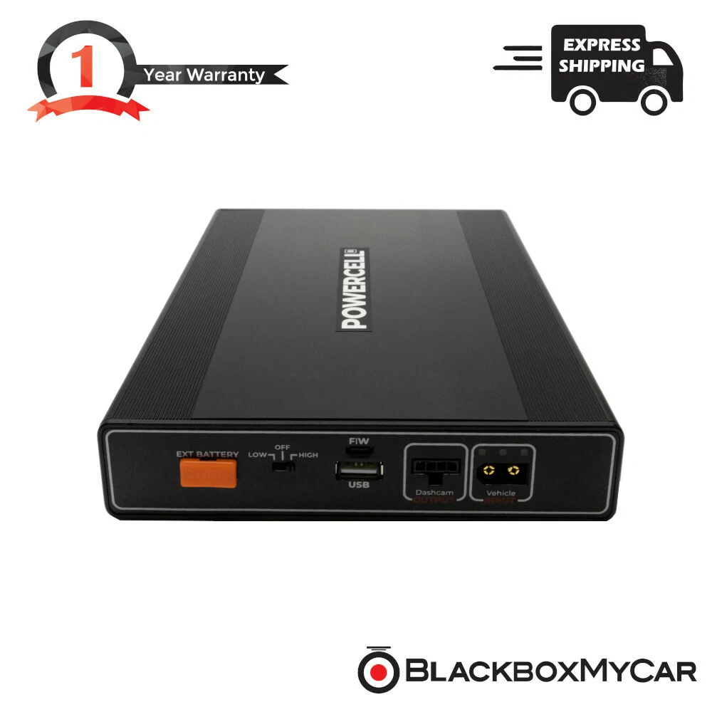 BlackboxMyCar POWERCELL 8 - Dash Cam Battery Pack, Spliced & Unspliced