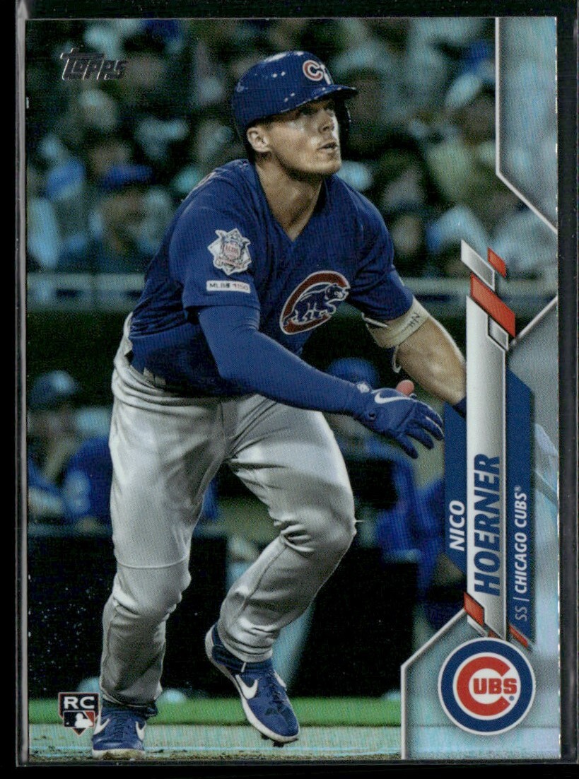 Nico Hoerner 2020 Topps Rainbow Foil RC A #70 Chicago Cubs