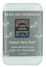 Dead Sea Spa Shea Butter Plus Argan Oil 7 Oz. Bar of Soap By One With Nature