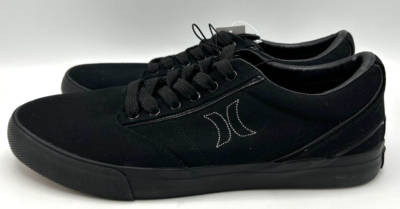 Hurley Arlo Lace Men\'s Size 12 M Black Canvas Lace-up Shoes Item No. 1578011 Hurley Size 12 M ARLO LACE Black Canvas Sneakers New Men main image 4