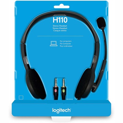 Logitech H110 Stereo Headset with 