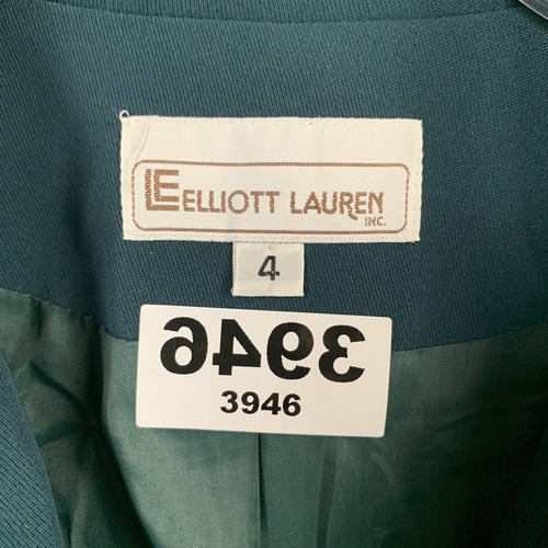 Elliott Lauren Womens 2 Piece Suit Set Single Breasted Jacket 4 Pants Size 6 - Picture 6 of 24