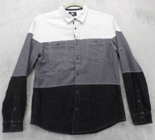 Rock & Republic Button Up Flannel Shirt Mens ...