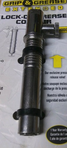 New Grip & Grease 4" Extended Lock-On Grease Coupler 924IRVBC - Bild 2 von 3