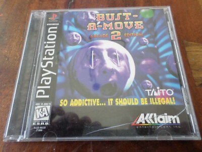 Bust-A-Move 2: Arcade Edition (Sony PlayStation 1, 1996) Donated Item Untested