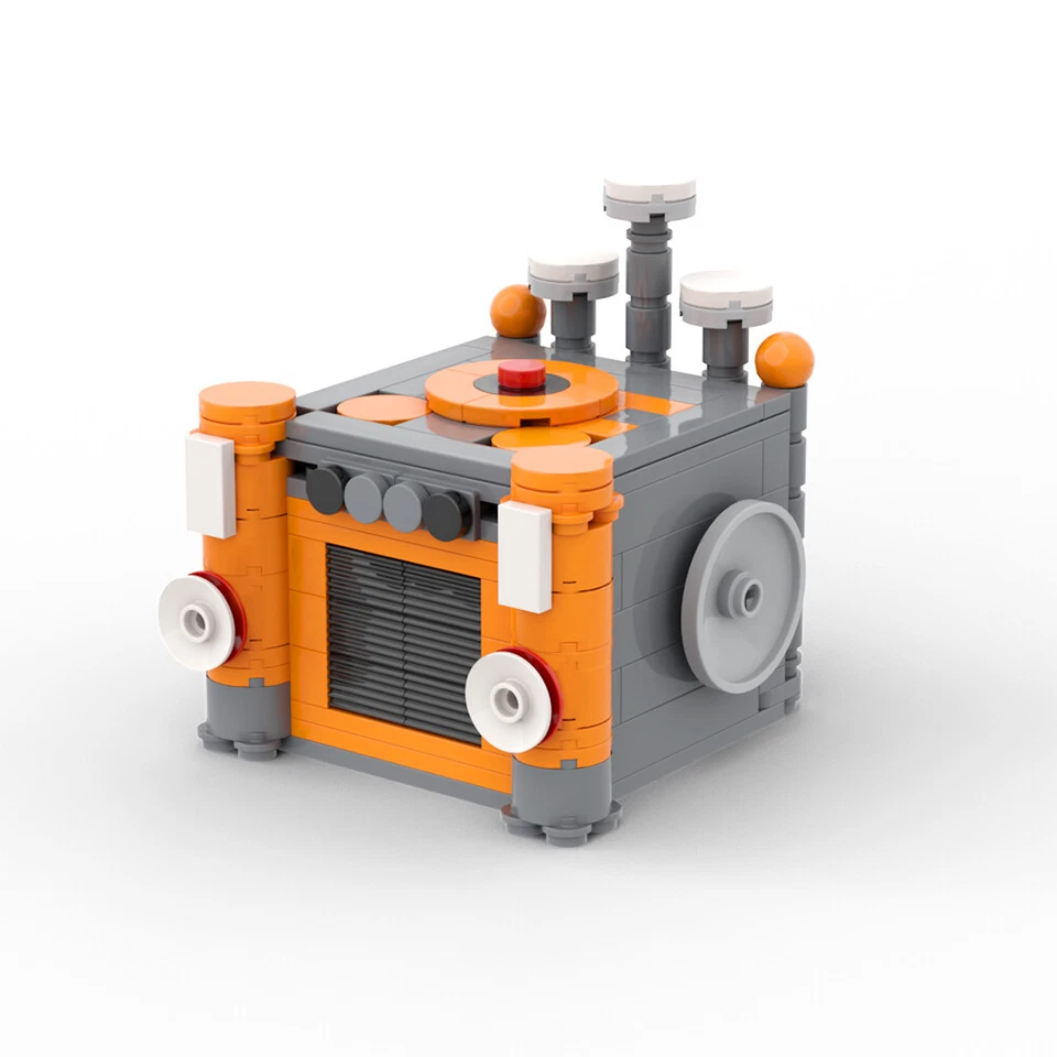 MOC: Yellow Robot and Hut House from Video Game Buiding Toys 497 Pieces - Image 4 of 4