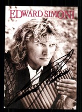 Edward Simoni Autograph Card Original Signed Music + 1414