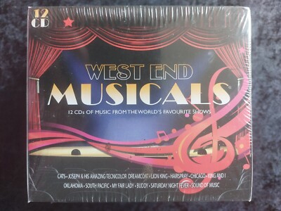 WEST END MUSICALS 12 X CDS FROM THE WORLDS FAVOURITE SHOWS**2007 NEW & SEALED 