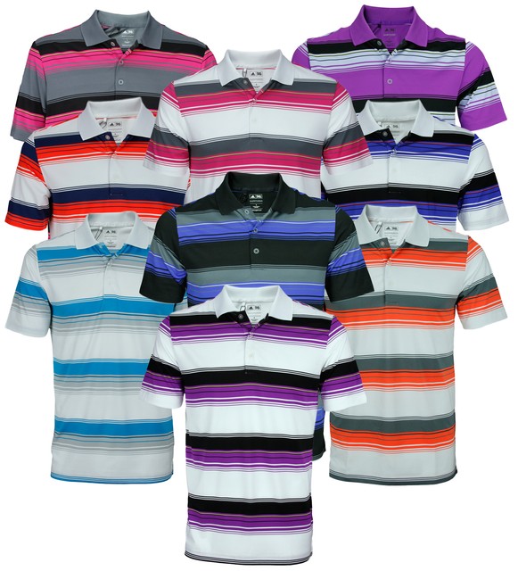 adidas men's puremotion piped polo