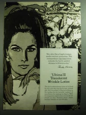 1970 Charles Revson Ultima II Translucent Wrinkle Lotion Advertisement