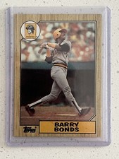 1987 Topps Barry Bonds #320 ( 4 Errors )  A 35 Year Old Card Original Rookie