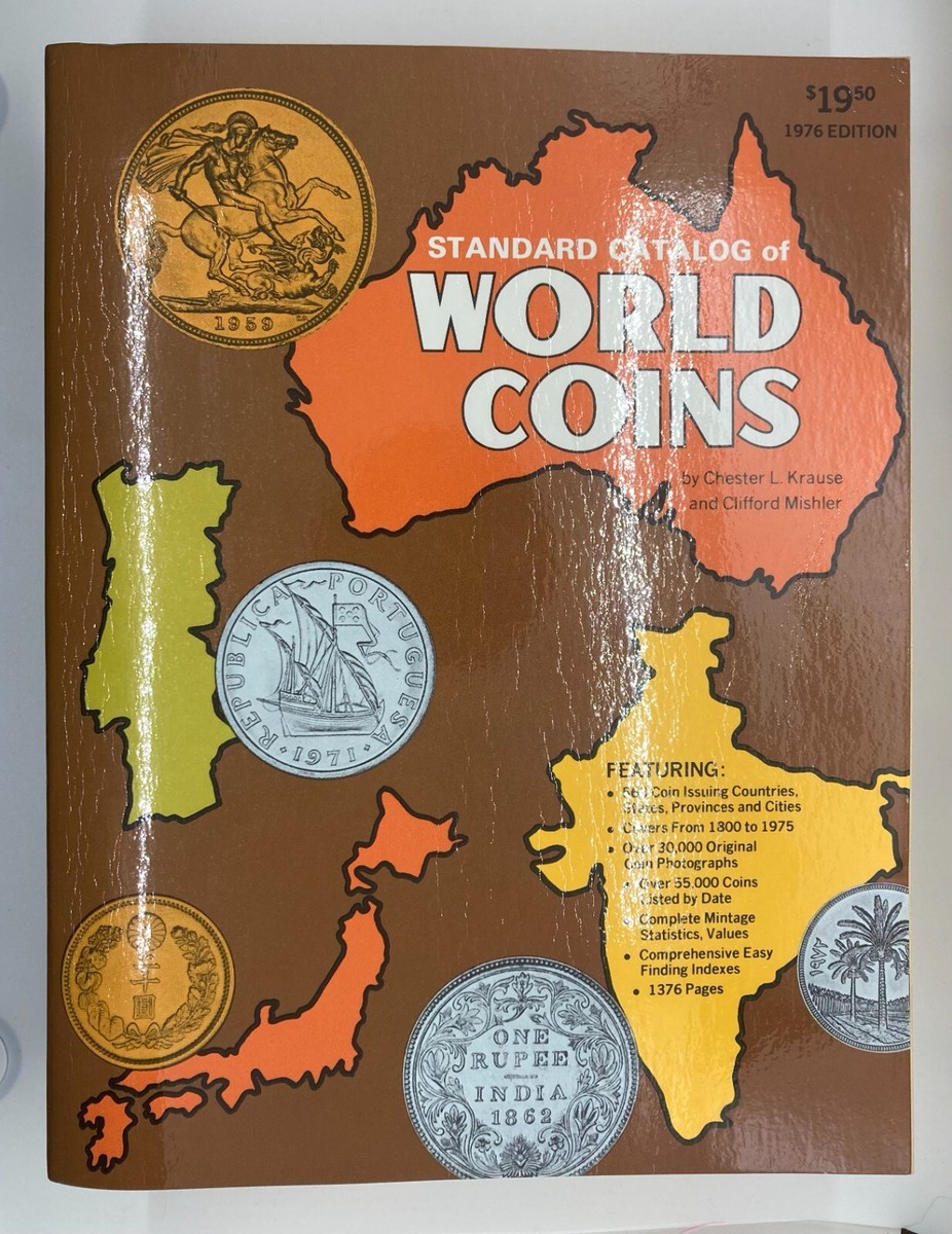 1976 Edition Standard Catalog Of World Coins By C.L. Krause and C