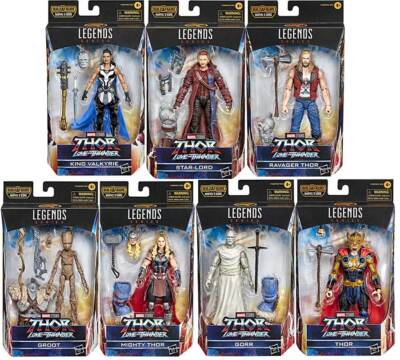Marvel Legends 6'' Thor 4 Love and Thunder BAF Korg 7pc Complete Set NEW IN HAND