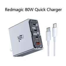 Original Nubia Redmagic 80W GaN5 Quick Charger Dao Feng 80W GaN Charger