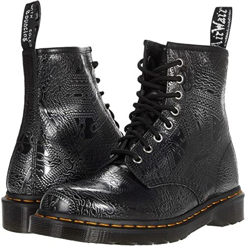 1460 arcadia embossed ankle boots