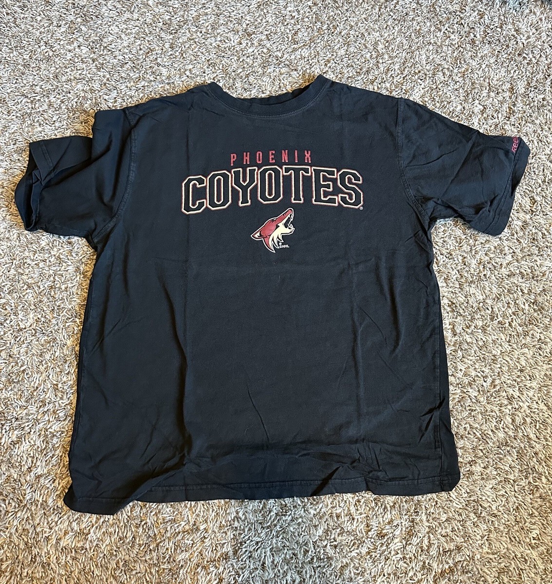 Reebok Phoenix Coyotes T Shirt Phoenix Coyotes Black Reebok Shirt