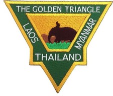 The Golden Triangle Patch Thailand Laos Myanmar B&uuml;gelbild/Aufn&auml;hen...