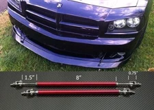 Red 8"-11" Strut Support Rod for Land Rover MINI Bumper Lip Diffuser Spoiler