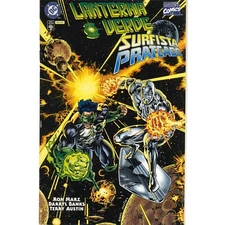 Foreign GREEN LANTERN / SILVER SURFER Comic Book from Brazil DC Marvel Crossover