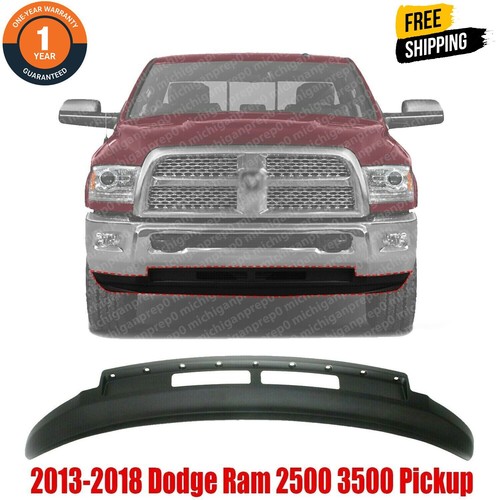 Front Lower Valance Air Dam Textured For 20132018 Dodge Ram 2500 3500