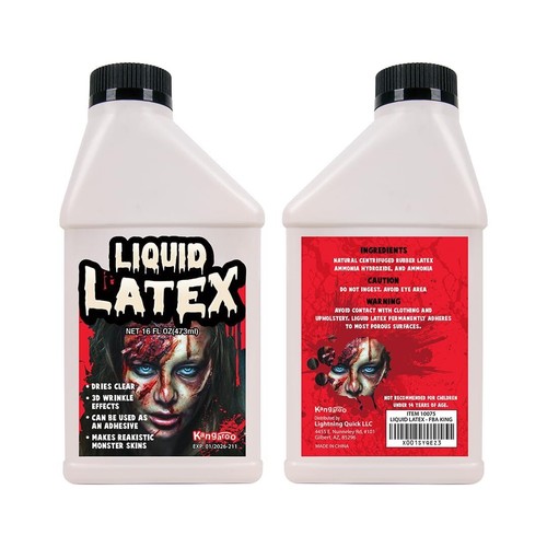 Kangaroos professionelles flüssiges Latex Make-up, 16 Oz Pint - Bild 3 von 9