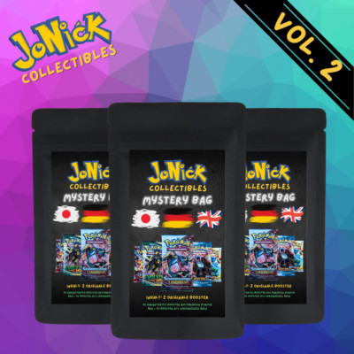 ''JoNick Mystery Bag'' 2x zufällige Pokemon Booster aus verschiedenen Sets Vol.2