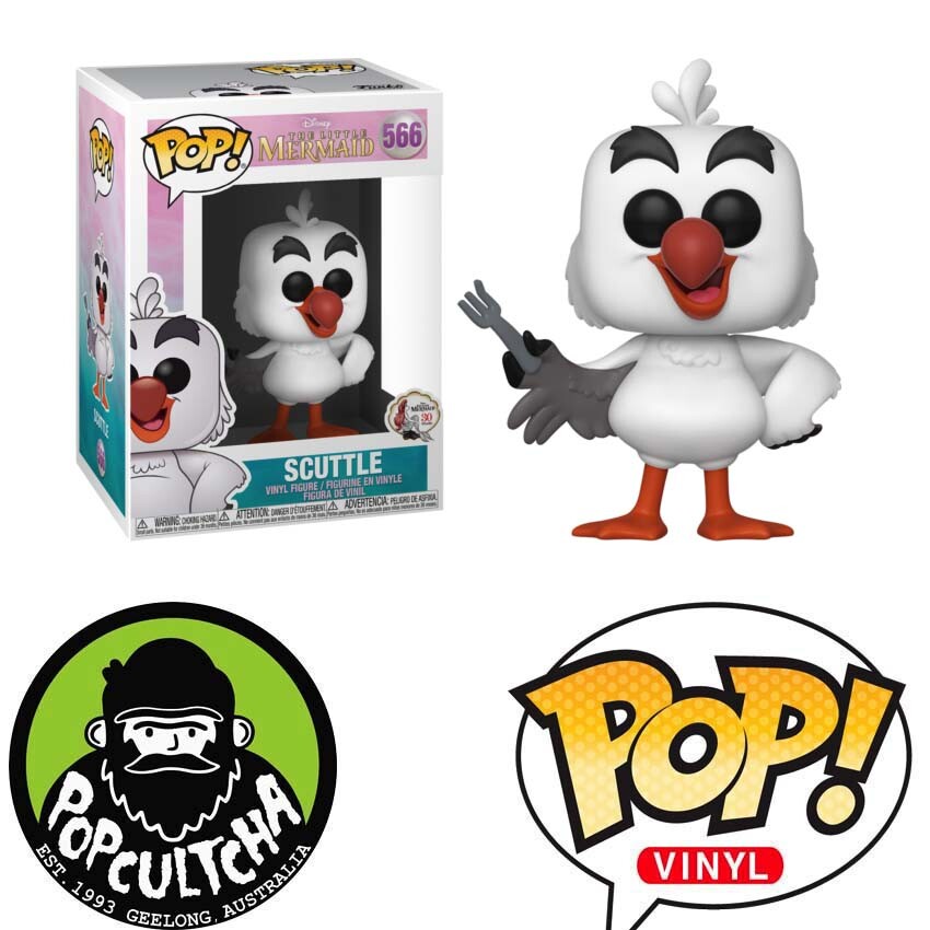 The Little Mermaid - Scuttle Pop! Vinyl Figure &Quot;New&Quot;