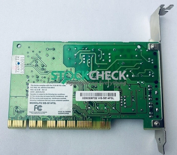 Motorola WS-5614PSL Software Data/Fax/Voice Modem Card - Image 3 of 3